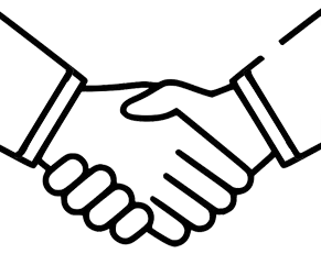 Shaking hands icon